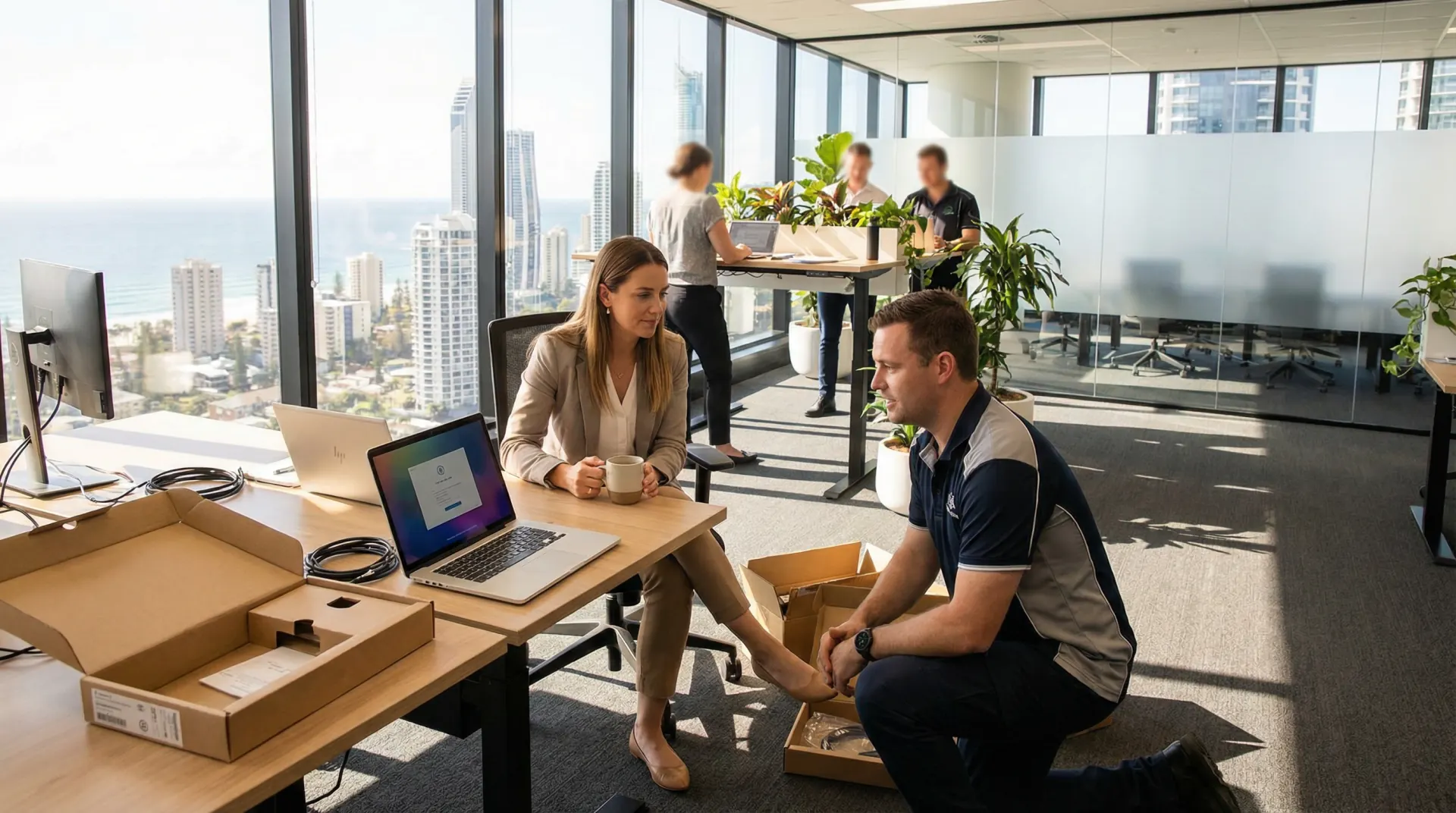 Hardware setup and procurement for Gold Coast business