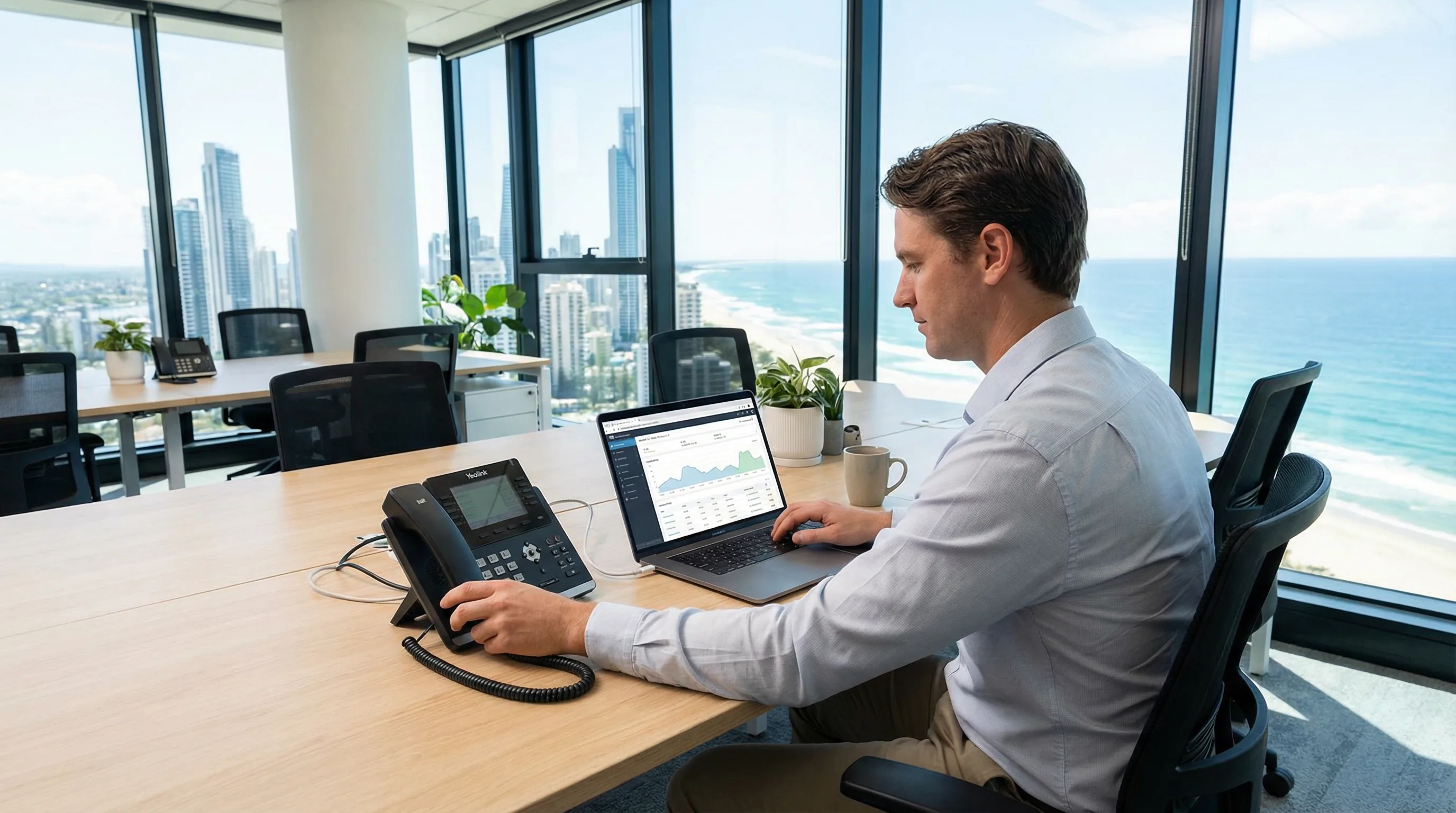 VoIP phone system setup and configuration Gold Coast — bcom ICT