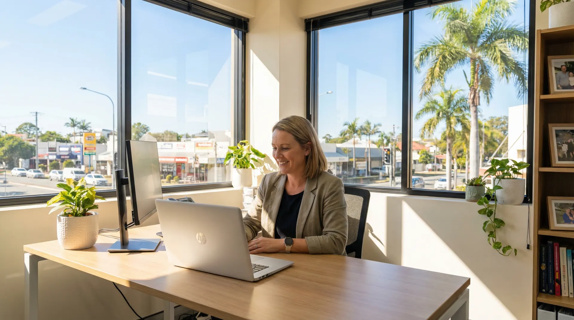 A Gold Coast small business team supported by bcom ICT