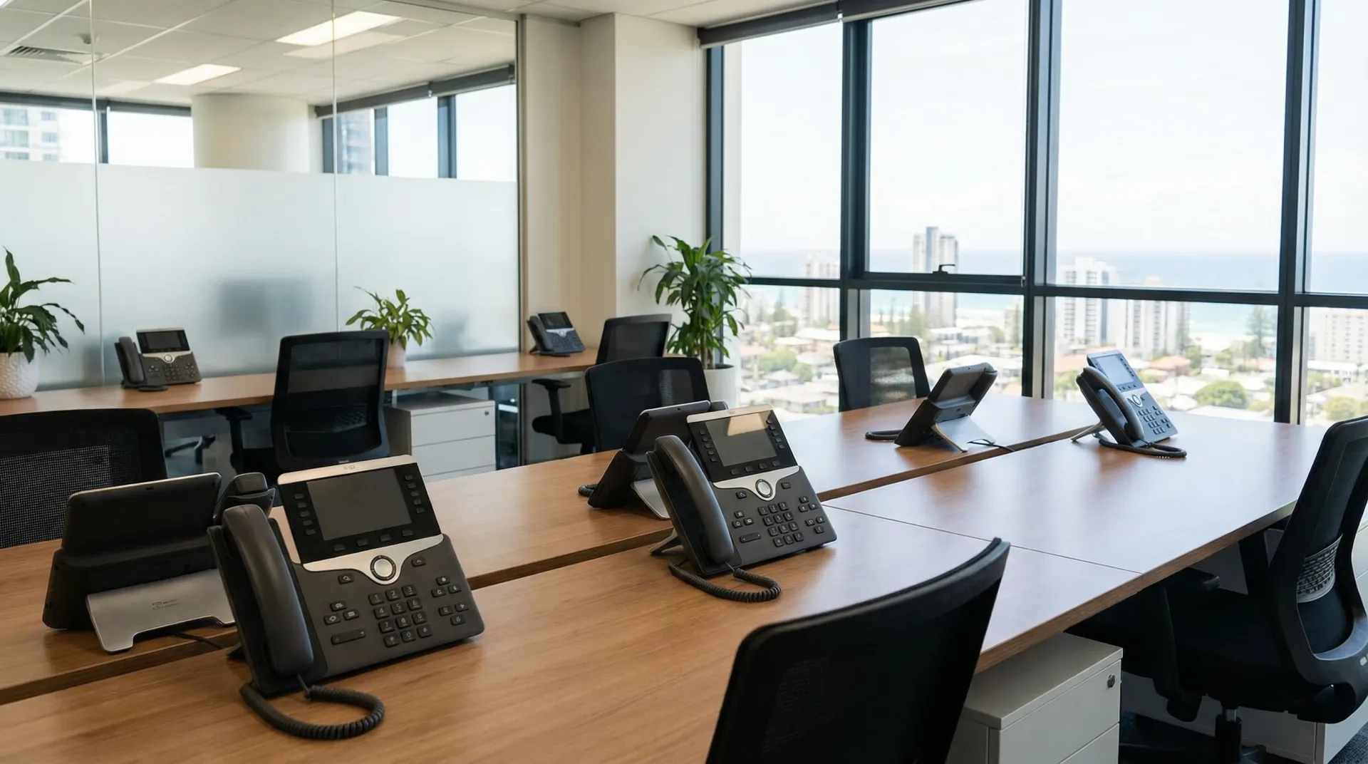 A NEC PBX phone system being programmed by bcom ICT on the Gold Coast