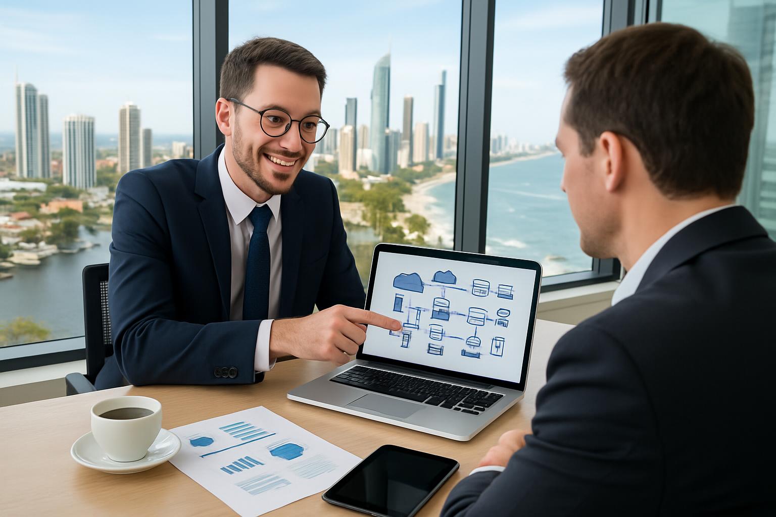 IT professional providing computer consulting services to Gold Coast business